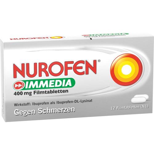 Nurofen Immedia 400 mg Filmtabletten Filmtabletten 12 St. bei onfy.de kaufen