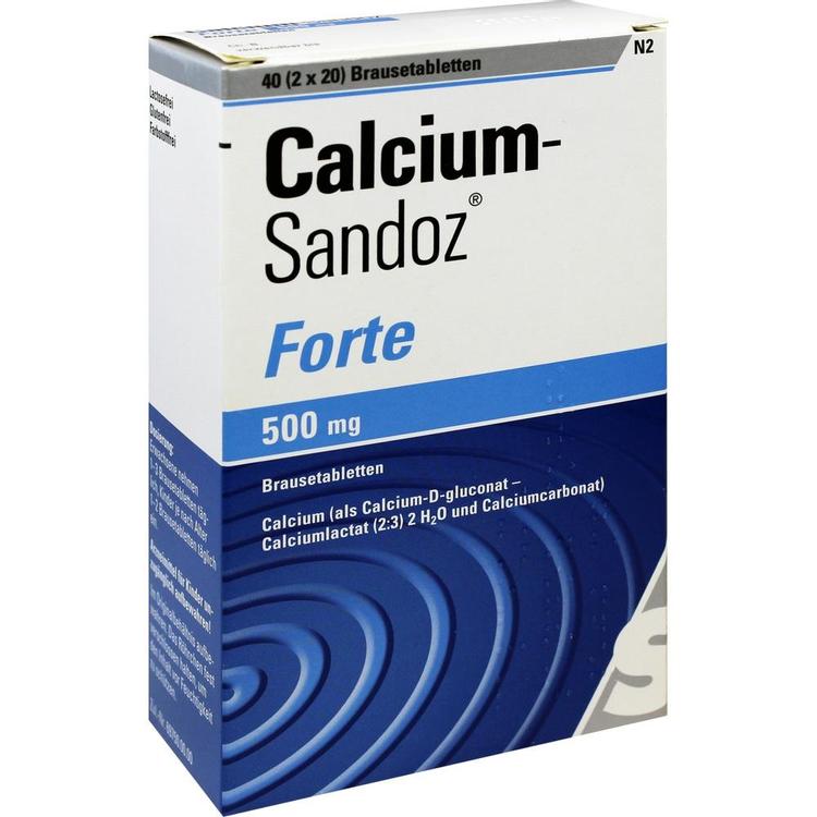 Kaufen Sie Calcium Sandoz Forte von 11,53 €, pzn 04906200 auf onfy.de