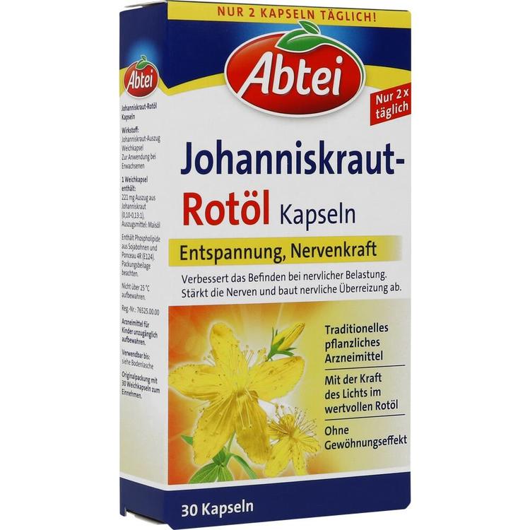 Abtei Johanniskraut-Rotöl Kapseln Kapseln 30 St. bei onfy.de kaufen