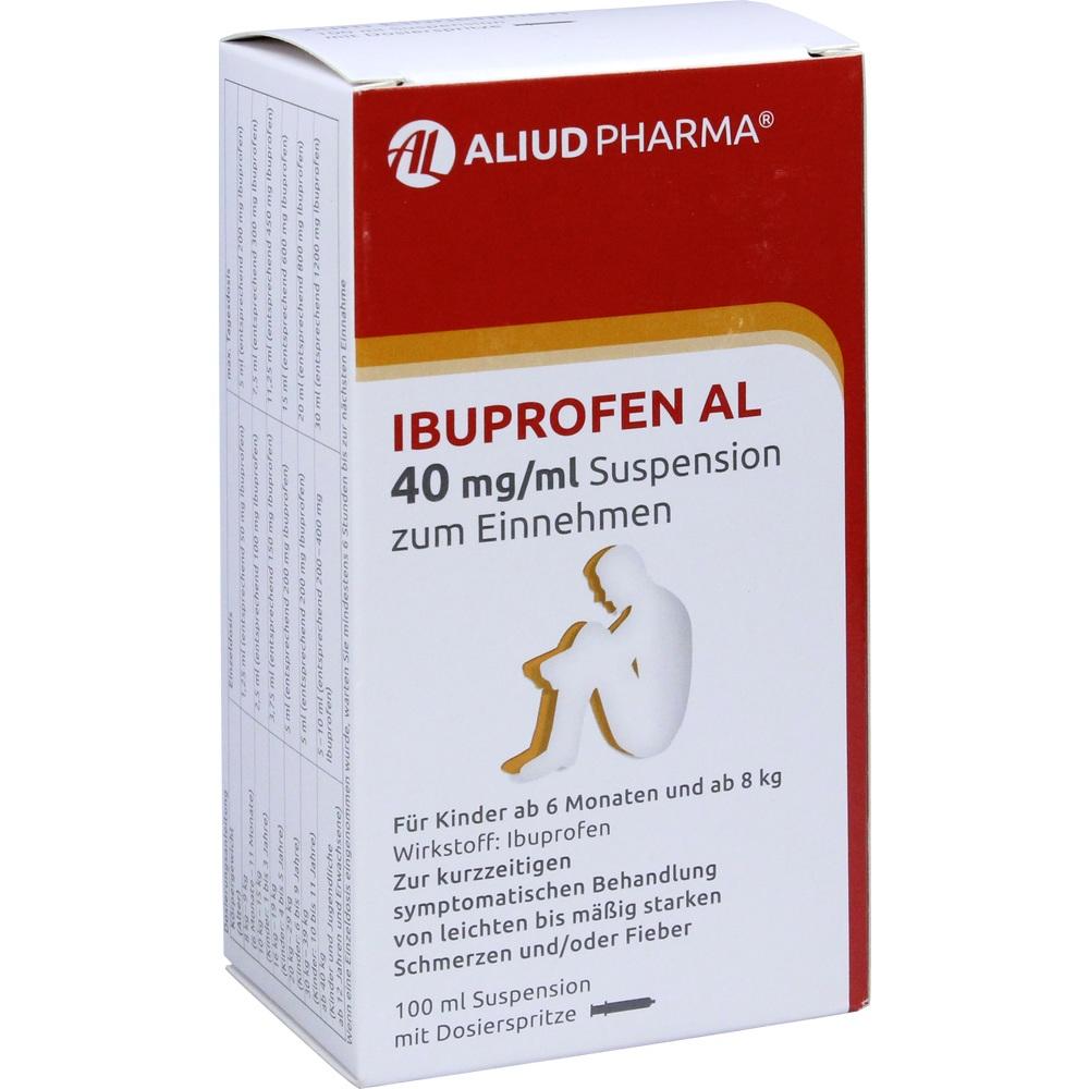 Ibuprofen Al 40mg/ml Suspension Zum Einnehmen Suspension zum Einnehmen 100 ml bei onfy.de kaufen