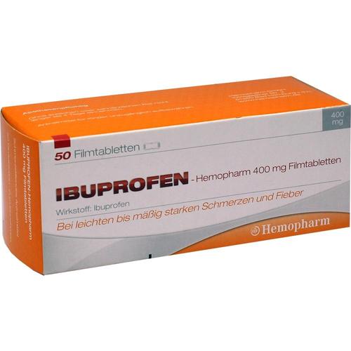 IbuprofenHemopharm 400mg Filmtabletten Filmtabletten 50 St. bei onfy.de kaufen
