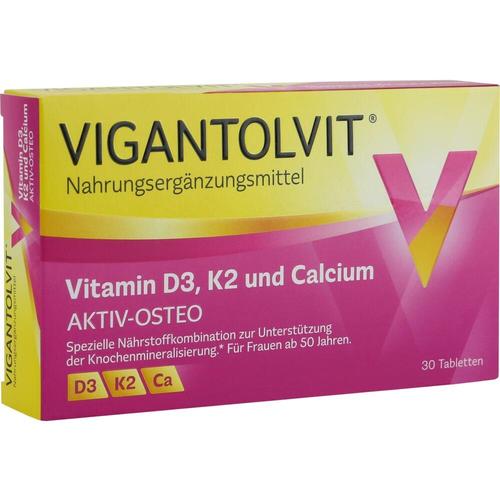 Vigantolvit Vitamin D3 K2 Calcium Filmtabletten 30 St. bei onfy.de kaufen